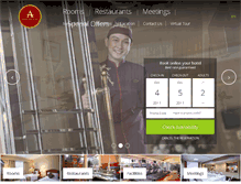 Tablet Screenshot of ambharahotel.com